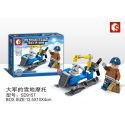 SEMBO SD9157 9157 non Lego ĐỘI QUÂN XE TRƯỢT TUYẾT bộ đồ chơi xếp lắp ráp ghép mô hình Rescue Team Đội Cứu Hộ 38 khối