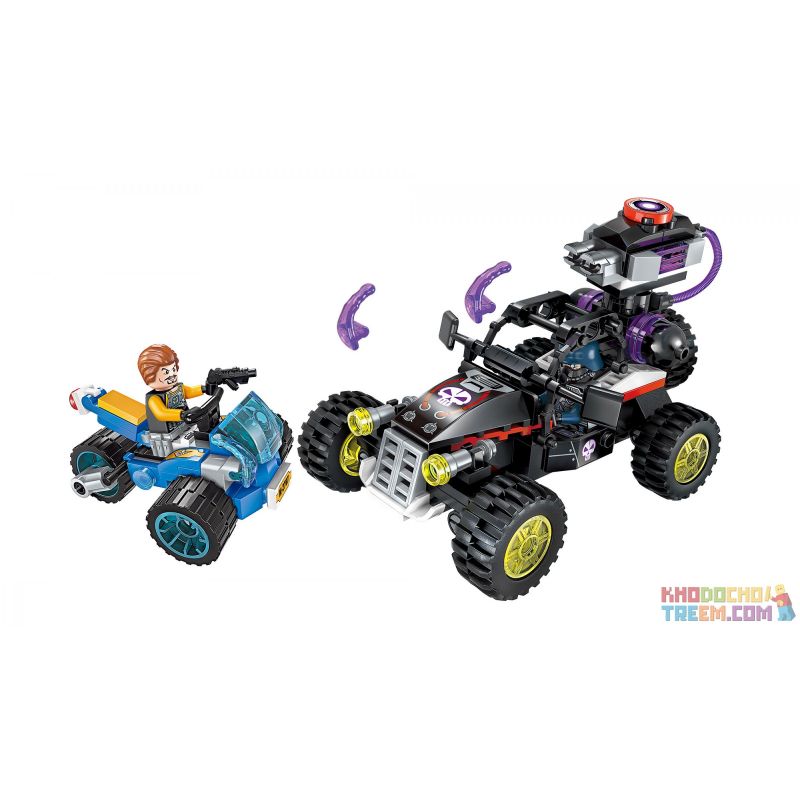 Enlighten 2707 Qman 2707 non  XE NGỰA LIỀU LĨNH bộ đồ chơi xếp lắp ráp ghép mô hình The High-Tech Era Kỷ Nguyên Công Nghệ Cao 191 khối