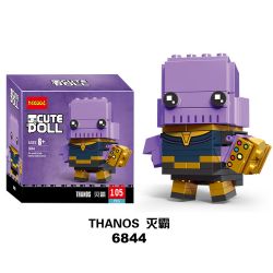 Decool 6844 Jisi 6844 Xếp hình kiểu Lego BRICKHEADZ Thanos Fangtu Θάνος 105 khối