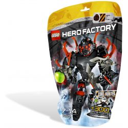 Decool 10101 Jisi 10101 Xếp hình kiểu Lego HERO FACTORY CORE HUNTER Hero Factory Kinetic Nuclear Hunter NGƯỜI SĂN CỐT LÕI 51 khối