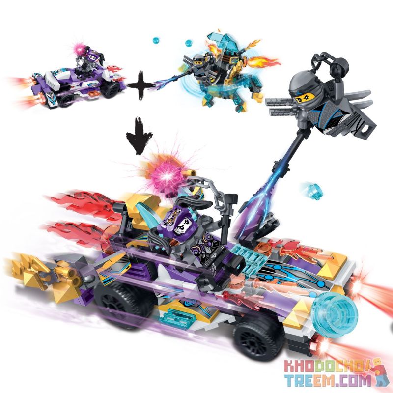 LELE 31114 31114-1 31114-2 Xếp hình kiểu THE LEGO NINJAGO MOVIE Phantom Chariot Magic Battle 2in1 God Mechanic Moistan Battle Magic Chariot 2IN1 Divine Ocher Mech Magic Tan Chariot gồm 2 hộp nhỏ 236 k LELE 31114 31114-1 31114-2 Xếp hình kiểu THE LEGO NINJAGO MOVIE Phantom Chariot Magic Battle 2in1 God Mechanic Moistan Battle Magic Chariot 2IN1 Divine Ocher Mech Magic Tan Chariot gồm 2 hộp nhỏ 236 k