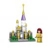 Kazi KY98709 98709 non  LÂU ĐÀI VÀNG TƯỞNG TƯỢNG BỐN TRONG MỘT bộ đồ chơi xếp lắp ráp ghép mô hình  Các Bạn Gái