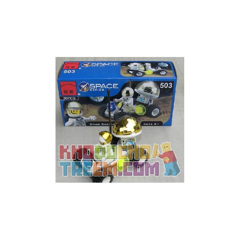 NOT Lego TOWN 6463 Lunar Rover, Enlighten 503 Qman 503 KEEPPLEY 503 Xếp hình Lunar rover 36 khối NOT Lego TOWN 6463 Lunar Rover, Enlighten 503 Qman 503 KEEPPLEY 503 Xếp hình Lunar rover 36 khối