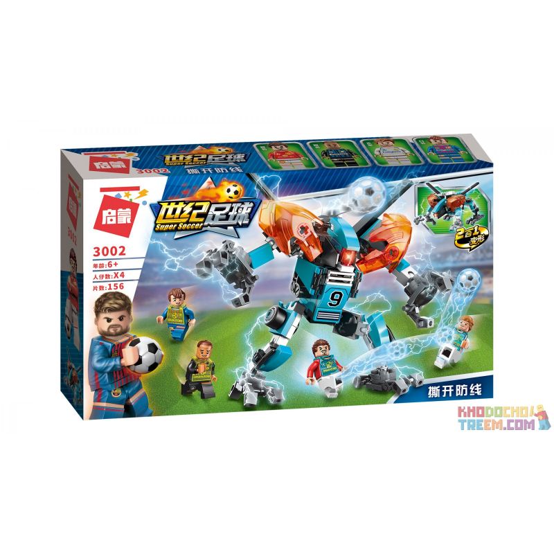 Enlighten 3002 Qman 3002 non  XÉ BỎ HÀNG PHÒNG THỦ bộ đồ chơi xếp lắp ráp ghép mô hình Transformers SUPER SOCCER Robot Đại Chiến Người Máy Biến Hình 155 khối Enlighten 3002 Qman 3002 non  XÉ BỎ HÀNG PHÒNG THỦ bộ đồ chơi xếp lắp ráp ghép mô hình Transformers SUPER SOCCER Robot Đại Chiến Người Máy Biến Hình 155 khối