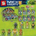 SHENG YUAN SY SY694 non Lego NHÂN VẬT NHỎ TRONG FUTURE KNIGHTS 8 bộ đồ chơi xếp lắp ráp ghép mô hình Nexo Knights Hiệp Sỹ Nexo 209 khối