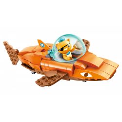Enlighten 3701 Qman 3701 non  CÁ MẬP HỔ bộ đồ chơi xếp lắp ráp ghép mô hình Octonauts Thám Hiểm Đại Dương 113 khối
