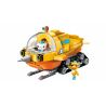 Enlighten 3704 Qman 3704 non  THUYỀN KỲ LÂN BIỂN bộ đồ chơi xếp lắp ráp ghép mô hình Octonauts Thám Hiểm Đại Dương 275 khối