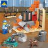 Kazi KY80457 80457 non  TRỤ SỞ DỰ ÁN ĐỊA ĐIỂM XÂY DỰNG PHÁ DỠ NHÀ KÍNH KHO BẢO TRÌ bộ đồ chơi xếp lắp ráp ghép mô hình City CONSTRUCTION Thành Phố 314 khối