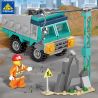 Kazi KY80457 80457 non  TRỤ SỞ DỰ ÁN ĐỊA ĐIỂM XÂY DỰNG PHÁ DỠ NHÀ KÍNH KHO BẢO TRÌ bộ đồ chơi xếp lắp ráp ghép mô hình City CONSTRUCTION Thành Phố 314 khối