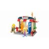 Enlighten 2804 Qman 2804 non  PHÒNG CHÁY CHỮA HIỆU SÁCH bộ đồ chơi xếp lắp ráp ghép mô hình Fire Rescure FIRERESCUE Cứu Hỏa 88 khối
