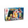 Enlighten 2804 Qman 2804 non  PHÒNG CHÁY CHỮA HIỆU SÁCH bộ đồ chơi xếp lắp ráp ghép mô hình Fire Rescure FIRERESCUE Cứu Hỏa 88 khối