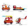 SLUBAN M38-06022A 06022A M3806022A 38-06022A M38-06022B 06022B M3806022B 38-06022B M38-06022C 06022C M3806022C 38-06022C M38-06022D 06022D M3806022D 38-06022D non  PHƯƠNG TIỆN 4 LOẠI XE CỨU HỎA THANG THỦY PHI CƠ BỒN NƯỚC TRỰC THĂNG bộ đồ chơi xếp lắp ráp ghép mô hình Fire Rescure 323 khối