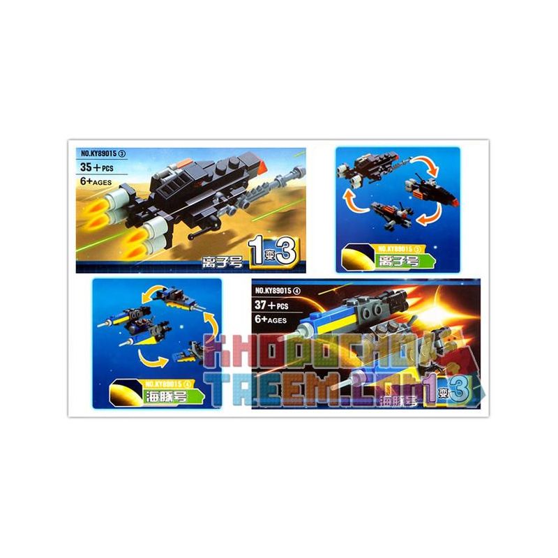 Kazi KY89015 89015 non  4 LOẠI TÀU VŨ TRỤ KẾT HỢP CUỐI CÙNG bộ đồ chơi xếp lắp ráp ghép mô hình Star Wars Chiến Tranh Giữa Các Vì Sao 154 khối