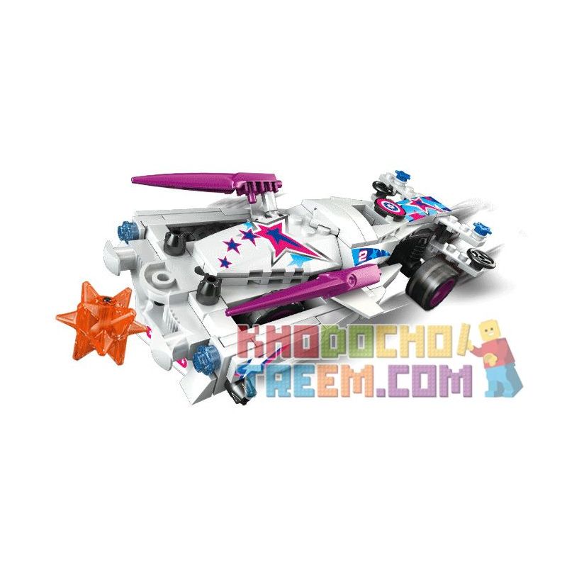 Kazi KY86010 86010 non Lego STAR NEW STAR. bộ đồ chơi xếp lắp ráp ghép mô hình Speed Racer SPEED RACER THE STORM NOVA Đua Tốc Độ 124 khối