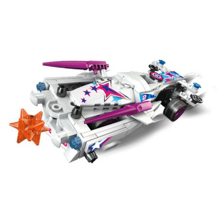 Kazi KY86010 86010 non  STAR NEW STAR. bộ đồ chơi xếp lắp ráp ghép mô hình Speed Racer SPEED RACER THE STORM NOVA Đua Tốc Độ 124 khối