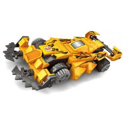 Kazi KY86011 86011 non  TÀU PHÁ ĐẤT bộ đồ chơi xếp lắp ráp ghép mô hình Speed Racer SPEED RACER SEISMIC WHEEL Đua Tốc Độ 136 khối