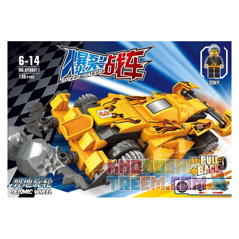 Kazi KY86011 86011 non  TÀU PHÁ ĐẤT bộ đồ chơi xếp lắp ráp ghép mô hình Speed Racer SPEED RACER SEISMIC WHEEL Đua Tốc Độ 136 khối Kazi KY86011 86011 non  TÀU PHÁ ĐẤT bộ đồ chơi xếp lắp ráp ghép mô hình Speed Racer SPEED RACER SEISMIC WHEEL Đua Tốc Độ 136 khối