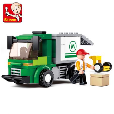 SLUBAN M38-B0368 B0368 0368 M38B0368 38-B0368 non  XE VAN NHỎ bộ đồ chơi xếp lắp ráp ghép mô hình City AVIATION Thành Phố 121 khối