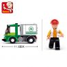 SLUBAN M38-B0368 B0368 0368 M38B0368 38-B0368 non  XE VAN NHỎ bộ đồ chơi xếp lắp ráp ghép mô hình City AVIATION Thành Phố 121 khối