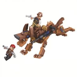 Winner 8042 non  CHÓ STEAMPUNK bộ đồ chơi xếp lắp ráp ghép mô hình The Age Of Steam STEAMAGE THE GOG Thời Đại Hơi Nước 152 khối