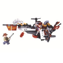 Winner 8044 non  NGƯỜI BẢO VỆ HƠI NƯỚC? bộ đồ chơi xếp lắp ráp ghép mô hình The Age Of Steam STEAMAGE THE FIGHTER Thời Đại Hơi Nước 126 khối