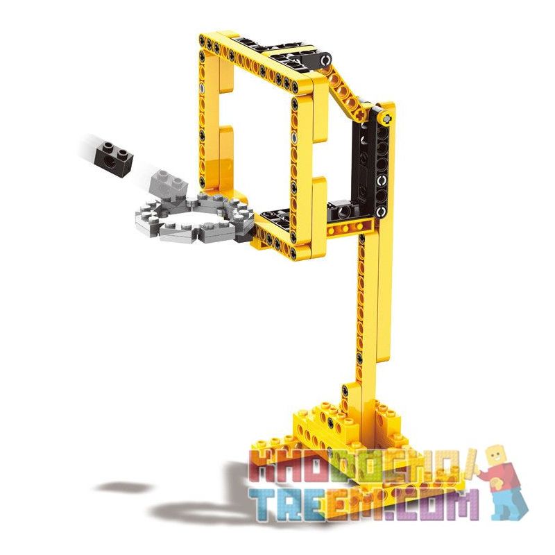 WANGE DR.LUCK 1401 non  XE BIẾN TỐC LAU NHÀ KÌM ỐNG LỒNG GIÁ ĐỠ BÓNG RỔ bộ đồ chơi xếp lắp ráp ghép mô hình Mindstorms POWER MACHINSRY SPEED CAR、STREET SWEEPER、TELESCOPIC PLIERS、BASKETBALL FRAME Lập Trình Khoa Học 216 khối