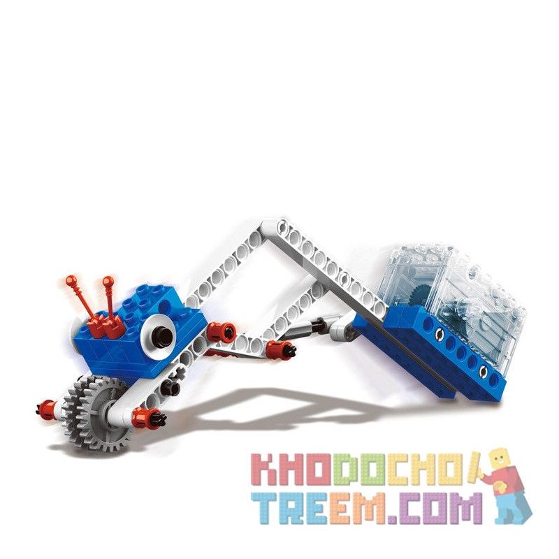 WANGE DR.LUCK 1402 non  CẦN TRỤC MÁY PHÓNG SÂU BƯỚM XE TRỌNG LỰC bộ đồ chơi xếp lắp ráp ghép mô hình Mindstorms POWER MACHINSRY CRANE、CATAPUL、CATERPILLARS、WEIGHT LIFTING MACHINE Lập Trình Khoa Học 173 khối