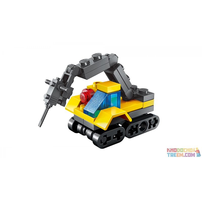 Enlighten 2102 Qman 2102 non  TỐC ĐỘ PHÍA TRƯỚC CỰC KỲ THAY ĐỔI ĐỘI 10 PHONG CÁCH bộ đồ chơi xếp lắp ráp ghép mô hình Creator SQUADS EXTREME CHANGERBLE Sáng Tạo 278 khối