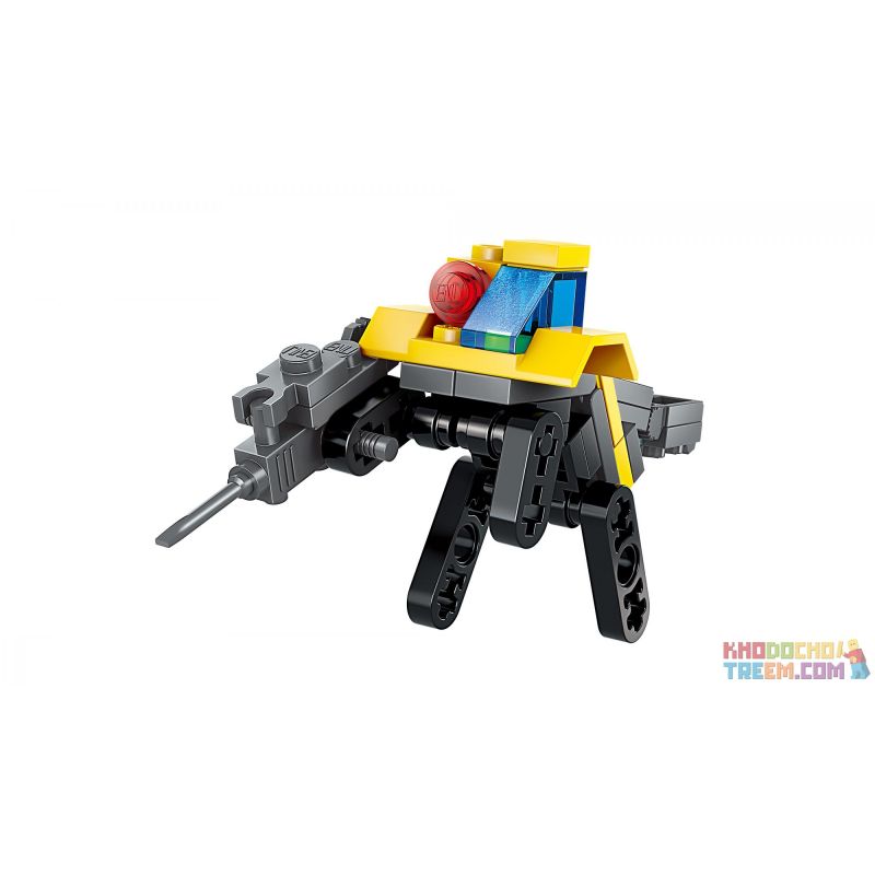 Enlighten 2102 Qman 2102 non  TỐC ĐỘ PHÍA TRƯỚC CỰC KỲ THAY ĐỔI ĐỘI 10 PHONG CÁCH bộ đồ chơi xếp lắp ráp ghép mô hình Creator SQUADS EXTREME CHANGERBLE Sáng Tạo 278 khối