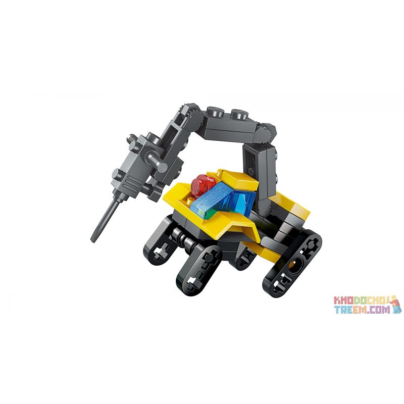 Enlighten 2102 Qman 2102 non  TỐC ĐỘ PHÍA TRƯỚC CỰC KỲ THAY ĐỔI ĐỘI 10 PHONG CÁCH bộ đồ chơi xếp lắp ráp ghép mô hình Creator SQUADS EXTREME CHANGERBLE Sáng Tạo 278 khối