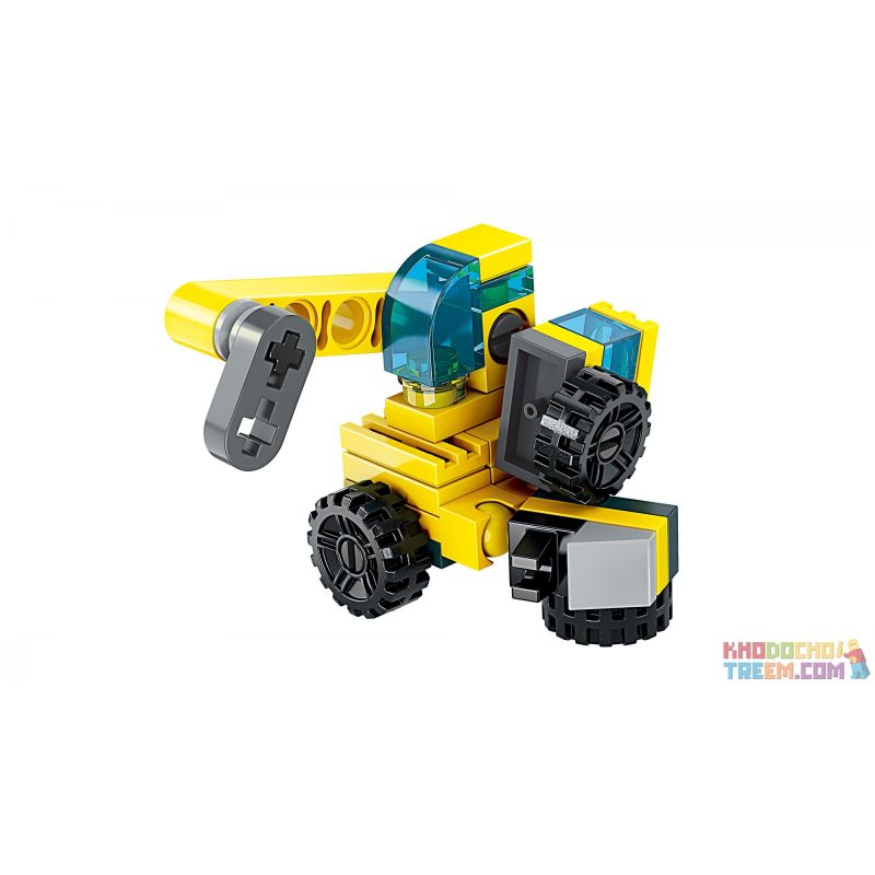 Enlighten 2102 Qman 2102 non  TỐC ĐỘ PHÍA TRƯỚC CỰC KỲ THAY ĐỔI ĐỘI 10 PHONG CÁCH bộ đồ chơi xếp lắp ráp ghép mô hình Creator SQUADS EXTREME CHANGERBLE Sáng Tạo 278 khối