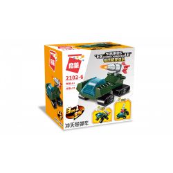 Enlighten 2102 Qman 2102 non  TỐC ĐỘ PHÍA TRƯỚC CỰC KỲ THAY ĐỔI ĐỘI 10 PHONG CÁCH bộ đồ chơi xếp lắp ráp ghép mô hình Creator SQUADS EXTREME CHANGERBLE Sáng Tạo 278 khối