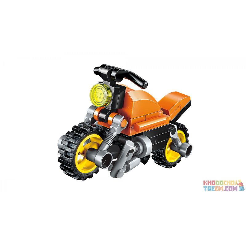 Enlighten 2102 Qman 2102 non  TỐC ĐỘ PHÍA TRƯỚC CỰC KỲ THAY ĐỔI ĐỘI 10 PHONG CÁCH bộ đồ chơi xếp lắp ráp ghép mô hình Creator SQUADS EXTREME CHANGERBLE Sáng Tạo 278 khối