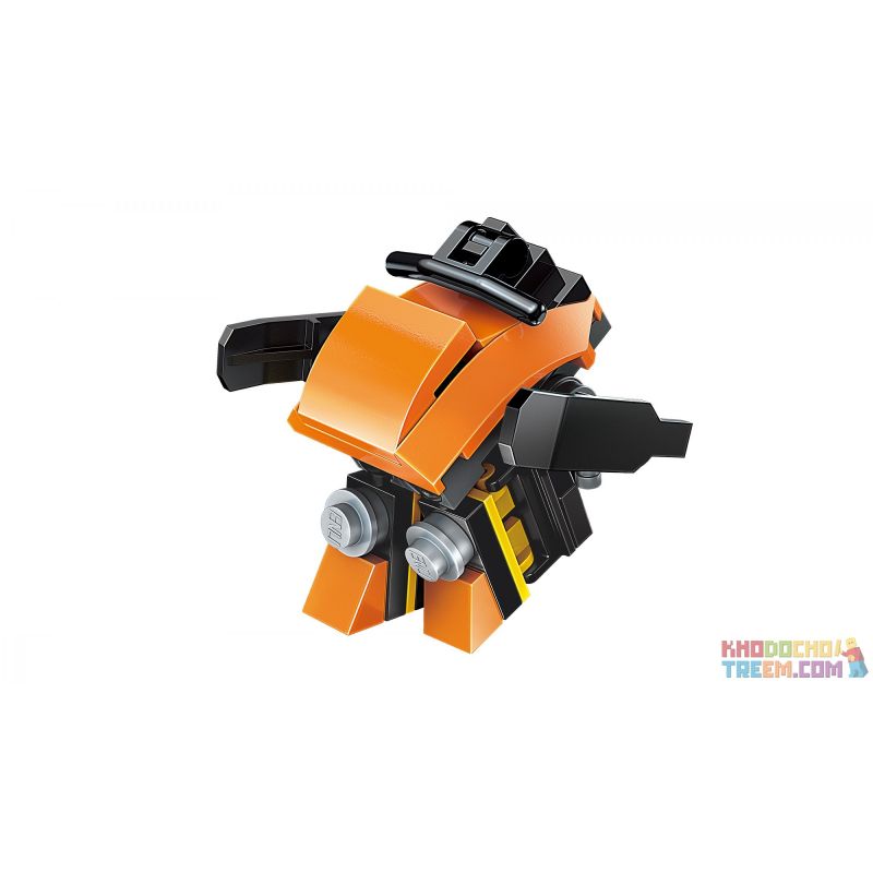 Enlighten 2102 Qman 2102 non  TỐC ĐỘ PHÍA TRƯỚC CỰC KỲ THAY ĐỔI ĐỘI 10 PHONG CÁCH bộ đồ chơi xếp lắp ráp ghép mô hình Creator SQUADS EXTREME CHANGERBLE Sáng Tạo 278 khối