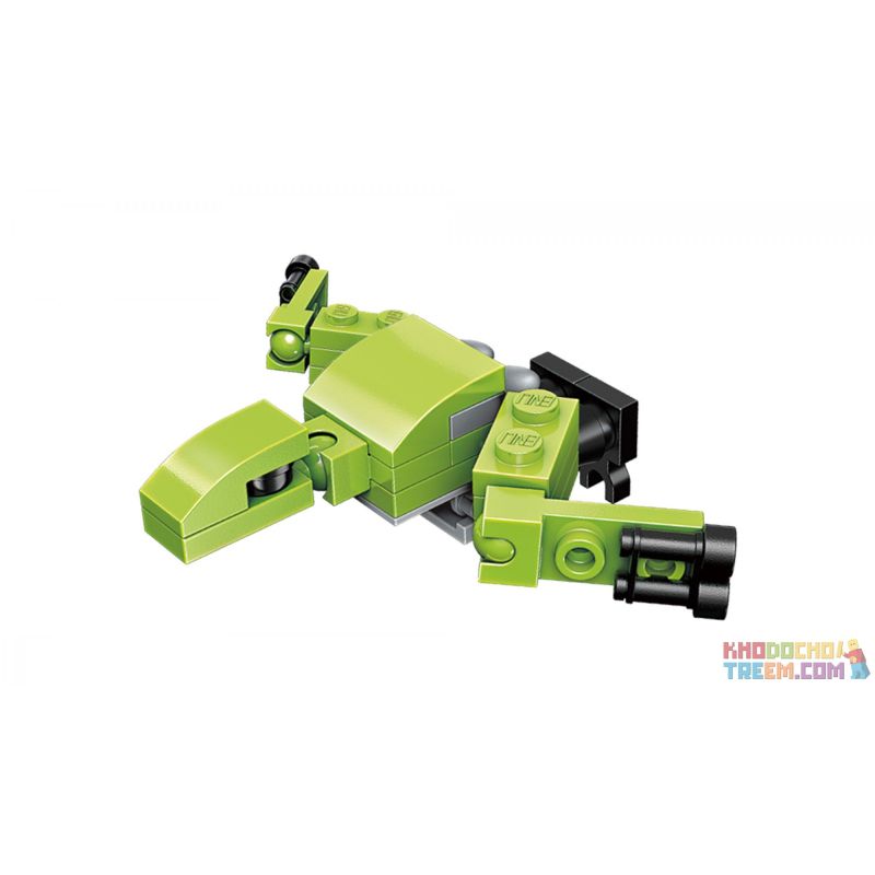 Enlighten 2102 Qman 2102 non  TỐC ĐỘ PHÍA TRƯỚC CỰC KỲ THAY ĐỔI ĐỘI 10 PHONG CÁCH bộ đồ chơi xếp lắp ráp ghép mô hình Creator SQUADS EXTREME CHANGERBLE Sáng Tạo 278 khối