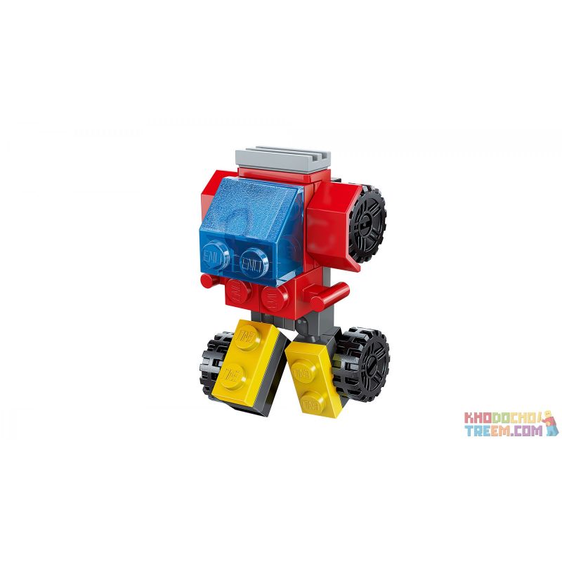 Enlighten 2102 Qman 2102 non  TỐC ĐỘ PHÍA TRƯỚC CỰC KỲ THAY ĐỔI ĐỘI 10 PHONG CÁCH bộ đồ chơi xếp lắp ráp ghép mô hình Creator SQUADS EXTREME CHANGERBLE Sáng Tạo 278 khối