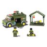 Kazi KY6032 6032 non  ĐỘI CỨU THƯƠNG bộ đồ chơi xếp lắp ráp ghép mô hình Field Army FIELD ARMY AMBULANCE CORPS Chiến Trường 157 khối