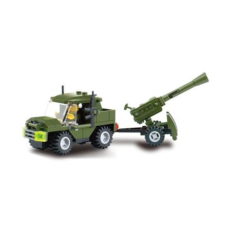 Kazi KY6041 6041 non  PHÁO bộ đồ chơi xếp lắp ráp ghép mô hình Field Army FIELD ARMY CANNON Chiến Trường 93 khối