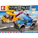 SHENG YUAN SY 602011 non Lego CHẶN ĐUỔI BỌN CƯỚP bộ đồ chơi xếp lắp ráp ghép mô hình Future Police Cảnh Sát Tương Lai 179 khối