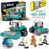 Kazi KY90455 90455 non  MÁY KÉO HẠNG NHẸ LU ĐƯỜNG LỚN bộ đồ chơi xếp lắp ráp ghép mô hình City CONSTRUCTION Thành Phố 231 khối