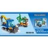 SEMBO 603017 non  CHỐNG CHÁY QUẦY THỊT NƯỚNG bộ đồ chơi xếp lắp ráp ghép mô hình Rescue Team Đội Cứu Hộ 176 khối