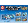 SEMBO 603018 non  ĐƯỜNG NẠO VÉT TUYẾT bộ đồ chơi xếp lắp ráp ghép mô hình Rescue Team Đội Cứu Hộ 174 khối
