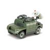 Kazi KY84013 84013 non  XE HƯỚNG ĐẠO bộ đồ chơi xếp lắp ráp ghép mô hình Field Army Chiến Trường 44 khối