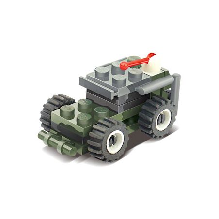 Kazi KY84015 84015 non  XE HƯỚNG ĐẠO bộ đồ chơi xếp lắp ráp ghép mô hình Field Army FIELD ARMY RECONNOITRE Chiến Trường 25 khối