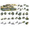 Kazi KY84053 84053 non  16 XE TĂNG bộ đồ chơi xếp lắp ráp ghép mô hình Field Army Chiến Trường