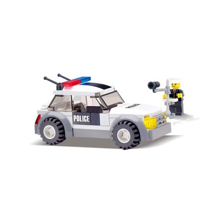 GUDI 9311 non  CẢNH SÁT GIAO THÔNG bộ đồ chơi xếp lắp ráp ghép mô hình City POLICE Thành Phố 69 khối