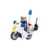 Kazi KY6734 6734 non  XE MÔ TÔ CẢNH SÁT bộ đồ chơi xếp lắp ráp ghép mô hình City POLICE Thành Phố 30 khối