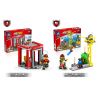 Kazi KY80515 80515 non  FIRE OPERATIONS COMMAND 4IN1 BIẾN THỂ THẲNG bộ đồ chơi xếp lắp ráp ghép mô hình Fire Rescure FIRE FIGHT Cứu Hỏa 299 khối