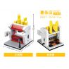 PanlosBrick 657001 Panlos Brick 657001 non  CỬA HÀNG KHOAI TÂY CHIÊN bộ đồ chơi xếp lắp ráp ghép mô hình Mini Modular STREETSCAPE Đường Phố Thu Nhỏ 118 khối