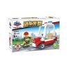 Kazi KY98202 98202 non  XE CẢNH SÁT PHÒNG CHÁY CHỮA bộ đồ chơi xếp lắp ráp ghép mô hình Fire Rescure FIRE ENGINE Cứu Hỏa 62 khối